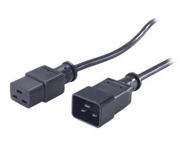 APC PWR Cord 16A 100-230V 2' C19 to C20 - Cavo - Alimentazione/alimentazione