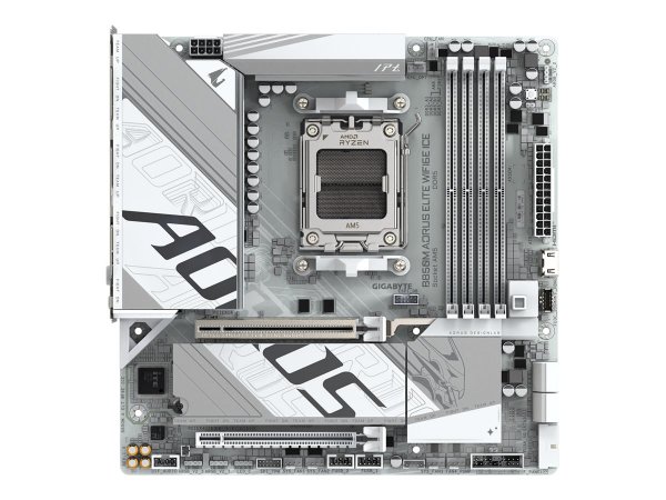 Gigabyte B850M A ELT WF6E ICE Aorus Elite Wi-Fi 6E ICE mATX AMD AM5 B850 - Scheda madre - AMD Sockel