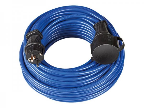 Brennenstuhl 1169810 - 10 m - IP44 - 1 presa(e) AC - Blu