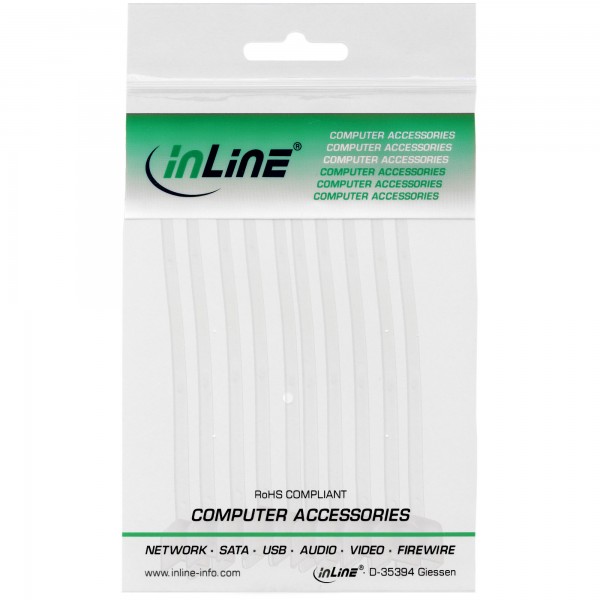 InLine Antipolvere Fibra Ottiche LC m. - 10pz - tappi chiusura e protezione spine