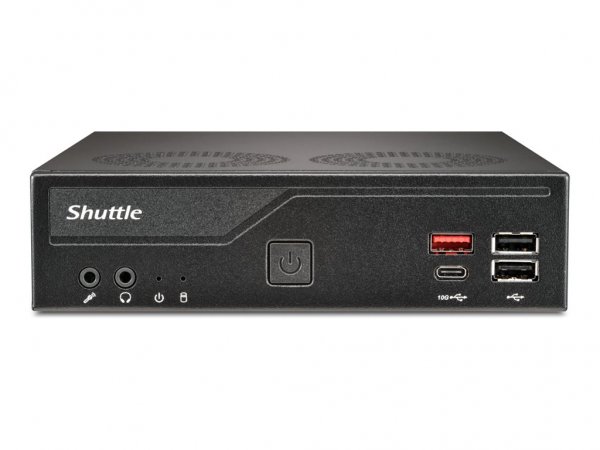 Shuttle Barebone slim DH810 Intel/SO-DDR5/black - Barebone - Intel Sockel 1851 (Core Ultra 100&200)