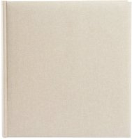 Goldbuch Trend 2 - Beige - 100 fogli - Rilegatura all'inglese - Carta - Poliuretano - Bianco - 300 m