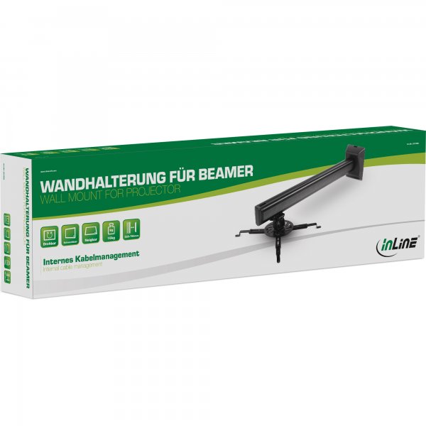 InLine Supporto parete per Beamer - max. 16kg