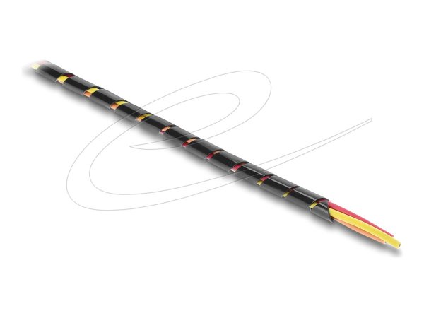 Delock Spiralschlauch 6 mm Durchmesser 10 m schwarz