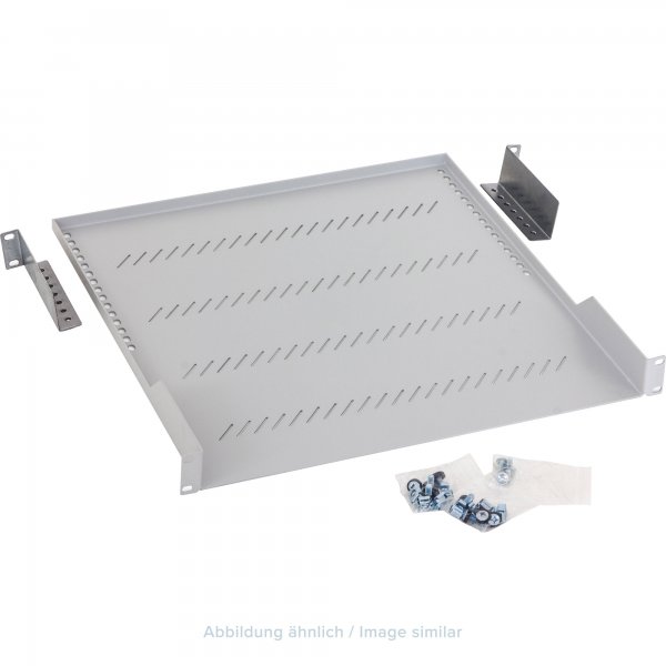 TRITON Shelf with perforation 1U 750mm - Crema - Grigio - 40 kg - 1U - 750 mm