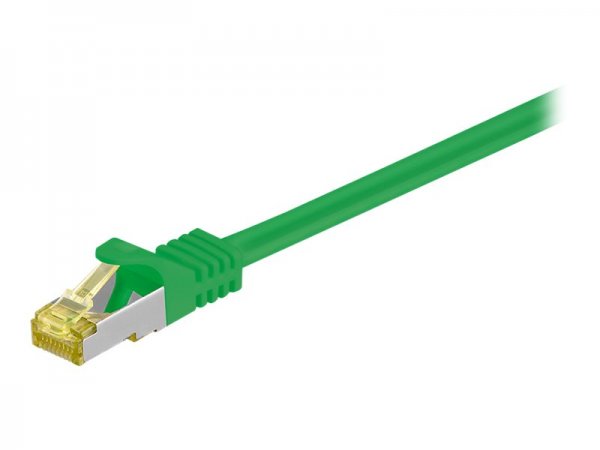 Goobay Patchkabel RJ-45 SFTP mit Cat 7 Rohkabel gruen - Cavo - Rete