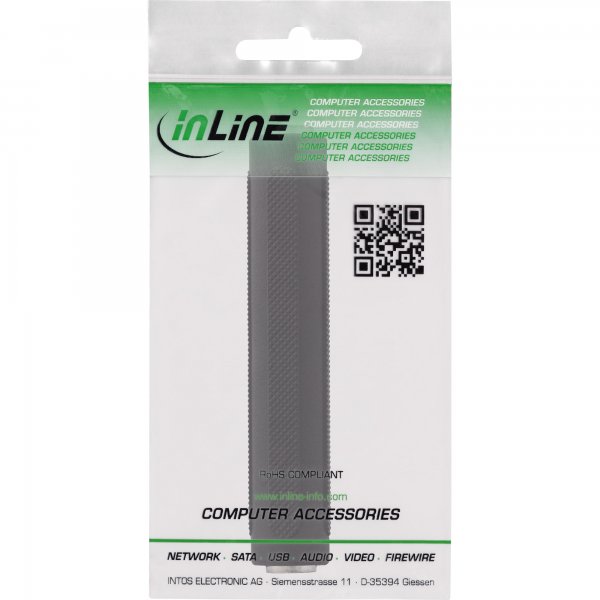 InLine Adattatore Audio - 6,3mm Jack femmina / femmina - Stereo - accoppiatore