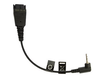 Jabra 8800-00-46 - QD - Maschio - 2.5mm jack - Maschio - 0,15 m - Nero