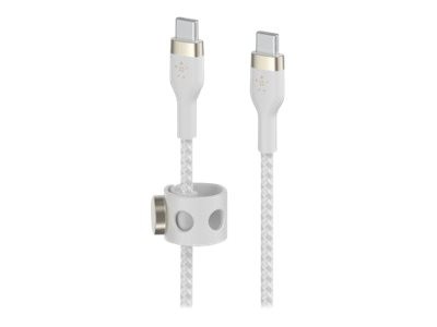 Belkin BOOST?CHARGE PRO Flex - 3 m - USB C - USB C - USB 2.0 - Bianco