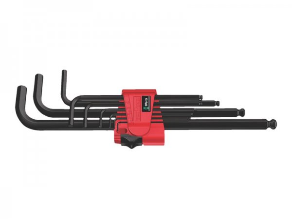 Wera 950/9 Hex-Plus 6 - Set di chiavi esagonali a L - Metrico - 9 pezzo(i) - 1.5,2,2.5,3,4,5,6,8,10