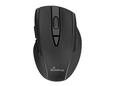 MEDIARANGE MROS217 - Mano destra - Ottico - Bluetooth - 2400 DPI - Nero
