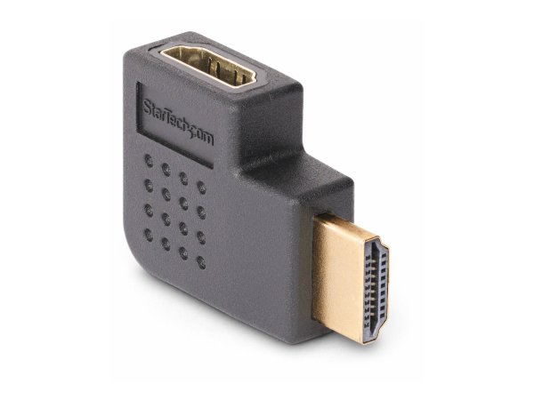 StarTech.com Right Angle HDMI 2.0 Adapter 90-Degree Port Saver M/F - Adattatore - Digitale/display/v