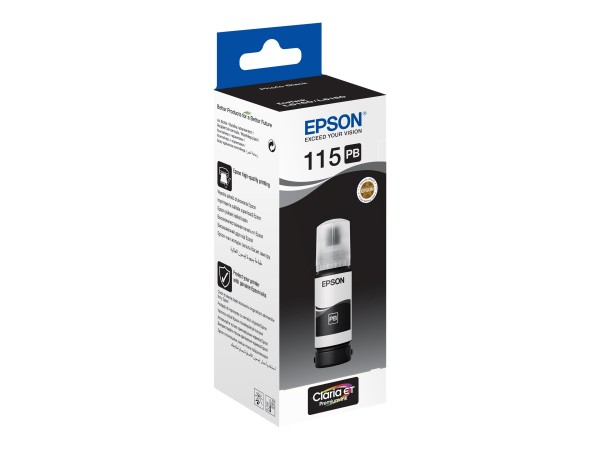Epson 115 EcoTank - Originale - Nero - Epson - EcoTank L8180 - EcoTank L8160 - 70 ml - 1 pz