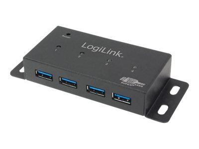 LogiLink UA0149 - USB 3.2 Gen 1 (3.1 Gen 1) Type-A - 5000 Mbit/s - Grigio - 230 V - 3,5 A