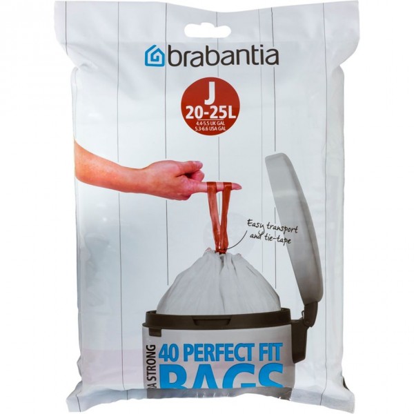 Brabantia PerfectFit Müllbeutel Typ J 20-25 L 40 Stck