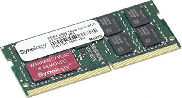 Synology D4ECSO-2666-16G - 16 GB - 1 x 16 GB - DDR4 - 2666 MHz - 260-pin SO-DIMM