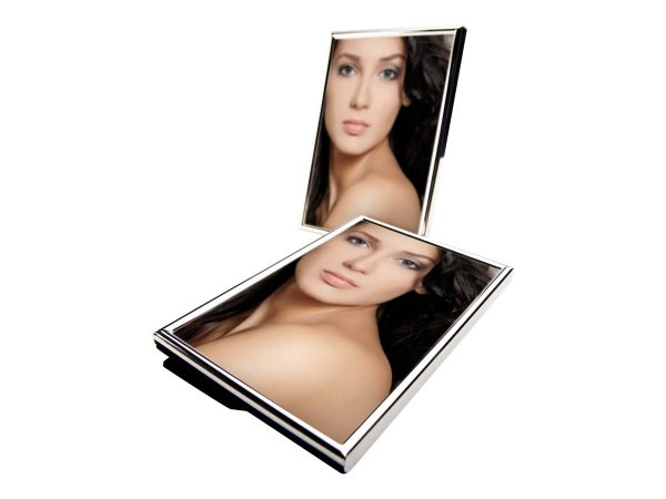 Walther Design WD318S - Cornice per foto singola - Argento - 13 x 18 cm - Rettangolare - Ritratto -