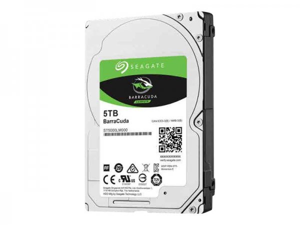 Seagate Barracuda Guardian ST5000LM000 2,5" SATA 5000 GB - Disco rigido - 5400 rpm 14 Ms - Intername