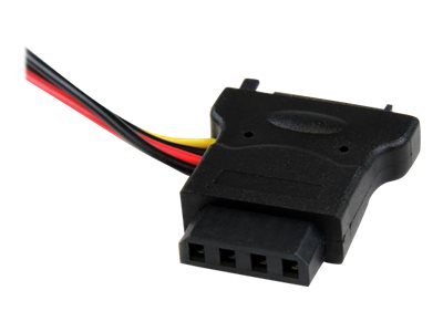 StarTech.com Adattatore per cavo di alimentazione da SATA a LP4 con 2 LP4 aggiuntivi - SATA a 15 pin