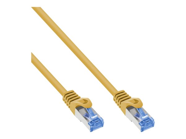 InLine cavo patch - Cat.6A - S/FTP - TPE (LSZH) - CCA - giallo - 0,5m