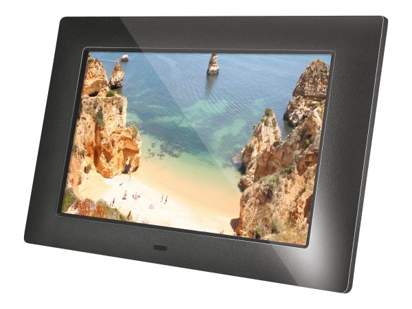BRAUN PHOTO 21241 - 17,8 cm (7") - 1024 x 600 Pixel - TFT-LCD - 250 cd/m² - 16:9 - LED