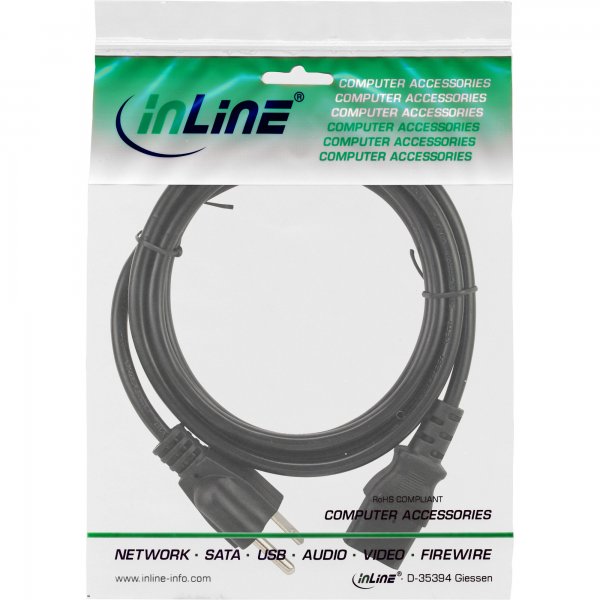 InLine Cavo di alimentazione - spina giapponese a IEC C13 - 1,8 m