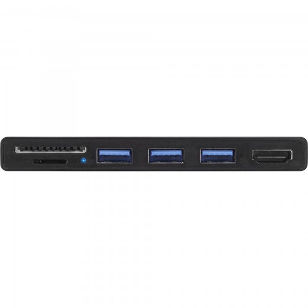 InLine MultiHub - Surface Pro 4/5/6 - 3x USB 3.2 A - HDMI 4K - Cardreader