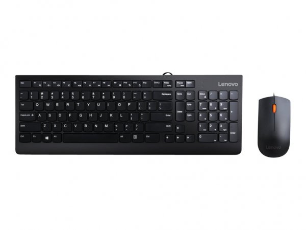 Lenovo 300 Keyboard Mouse Included Universal Usb Qwerty Us - Tastiera - 1600 dpi