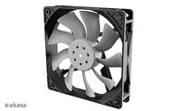 Akasa OTTO SF12 - Ventilatore - 12 cm - 2000 Giri/min - 97,02 pdc/min - Nero - Grigio