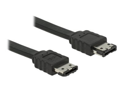 Delock 85641 - 2 m - SATA II - eSATA - eSATA - Maschio/Maschio - Nero