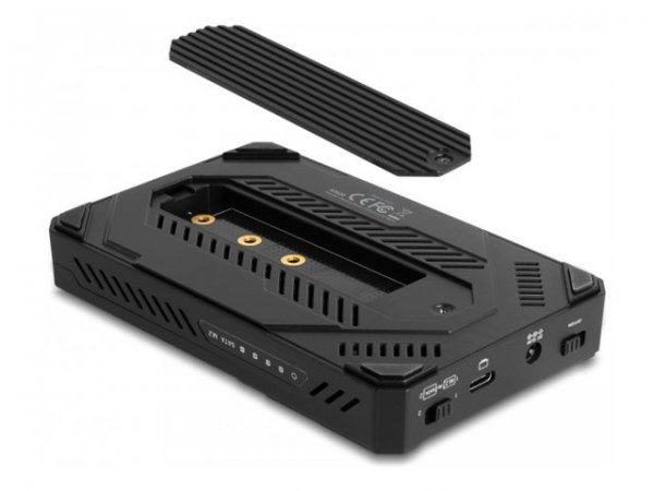 Delock Speichergehäuse - für 1 x M.2 NVMe SSD+ 1 2.5" SATA HDD USB Typ C mit - Cavo - Digitale/dati