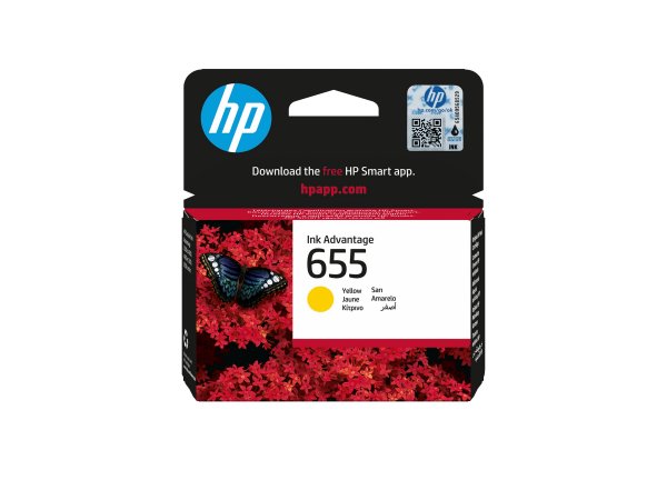 HP 655 - Cartuccia di inchiostro Originale - Giallo - 5,5 ml