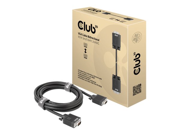Club 3D Kabel CAC-1703 Vga - Vga - Cavo - Digitale/display/video