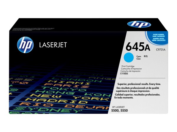 HP 645A - Cyan - Original - LaserJet - Tonerpatrone (C9731A)