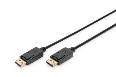 DIGITUS Cavo di collegamento DisplayPort - 5 m - DisplayPort - DisplayPort - Nero - Nichel - 1.1a