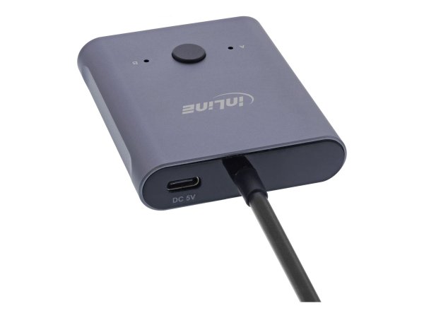 InLine USB-C switch bidirezionale - 8K - 10Gb/s - 100W