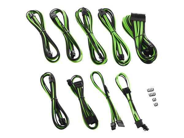 cablemod CM-PRTS-FKIT-NKKLG-R - Nero - Verde - 260 mm - 180 mm - 65 mm - 1,1 kg - Scatola