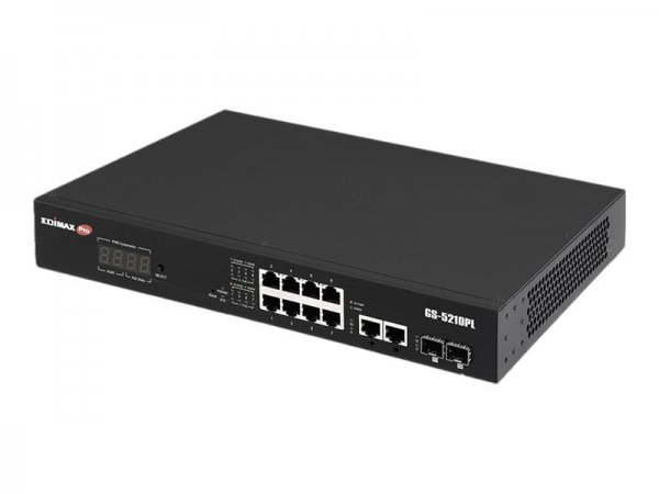 Edimax GS-5210PL - Gestito - Gigabit Ethernet (10/100/1000) - Gigabit Ethernet