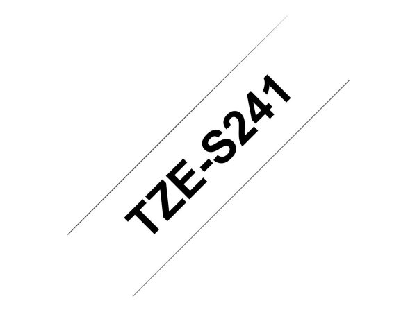 Brother TZE-S241 - Nero su bianco - TZ - Grigio - Trasferimento termico - Filippine - 5 anno/i