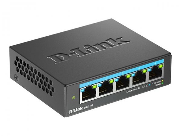 D-Link DMS-105 - Non gestito - L2 - 2.5G Ethernet (100/1000/2500)
