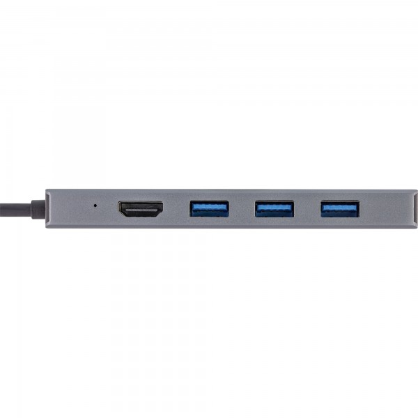 InLine USB 3.2 Type C Multi Hub (3x USB-A + USB-C) - lettore di schede - HDMI,OTG