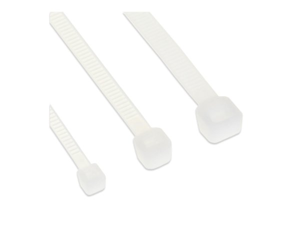 InLine Fascette stringicavo sganciabili - 200x7,2mm - neutra - 100pz