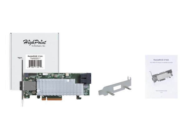 HighPoint RocketRAID 3742A - Speichercontroller RAID - Controllore - Serial Attached SCSI (SAS)