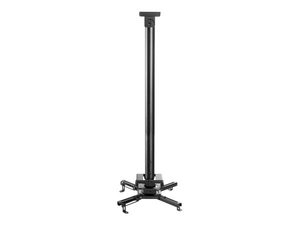Neomounts CL25-550BL1 Supporto a soffitto beamer - alt. 74,5-114,5 cm - montaggio facile - mobilità