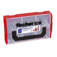 fischer FIXtainer - SX-Dübel u Schrauben-Box - Schrauben- & Dübelsatz - Beton - Metall - Kunststoff