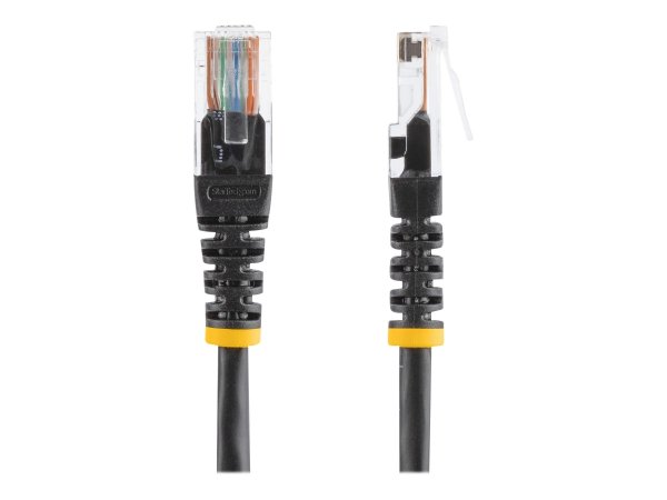StarTech.com Cat5e Black Molded RJ45 UTP Cat 5e Patch Cable - Cavo - Rete