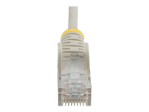StarTech.com Cavo di Rete Ethernet Snagless CAT6 da 2,5m - Cavo Patch antigroviglio slim RJ45 - Grig
