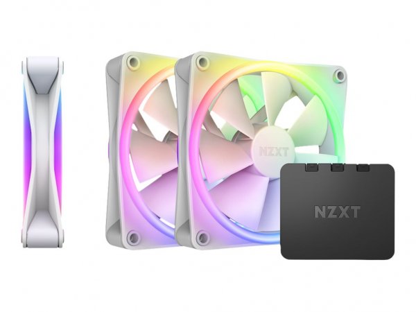 NZXT F120 RGB DUO Triple Pack - Ventilatore - 12 cm - 500 Giri/min - 1800 Giri/min - 29 dB - 48,58 p