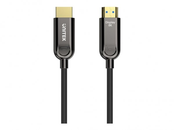 Unitek International HDMI 21 AOC 8K 120Hz Optical Cable - Cavo - Digitale/display/video