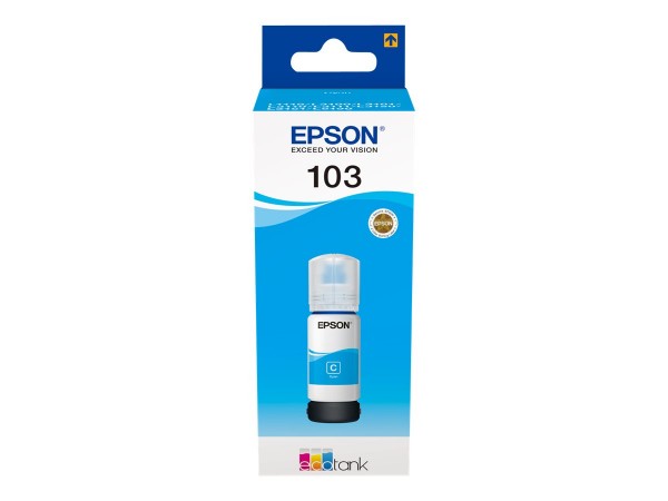 Epson 103 EcoTank Cyan ink bottle (WE) - Originale - Ciano - Epson - L5190 - L3156 - L3151 - L3150 -